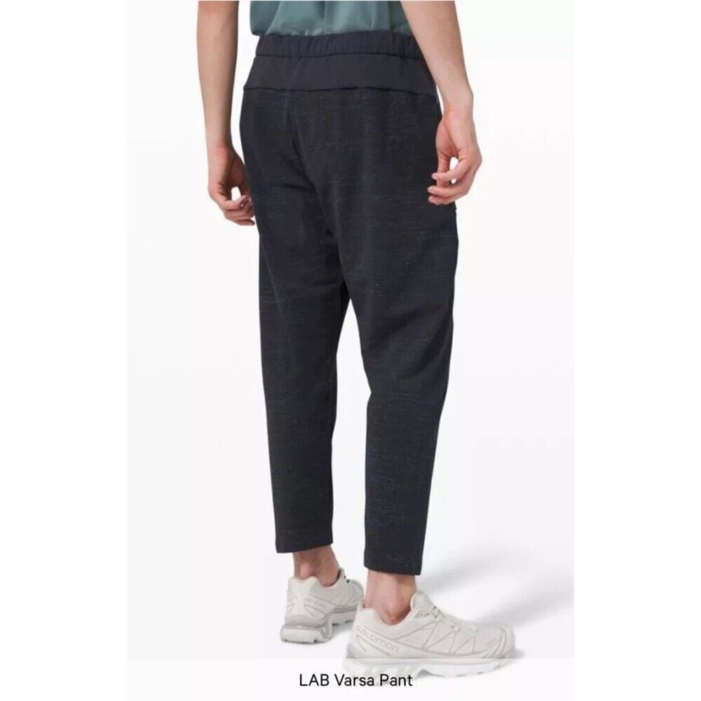 Lululemon Lab Varsa Pant Mens M Navy/Grey Active Training Sweatpants Joggers - Picture 10 of 11